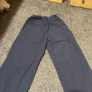 Aeropostale Blue Casual Pants with Elastic Waistband and Loose Fit